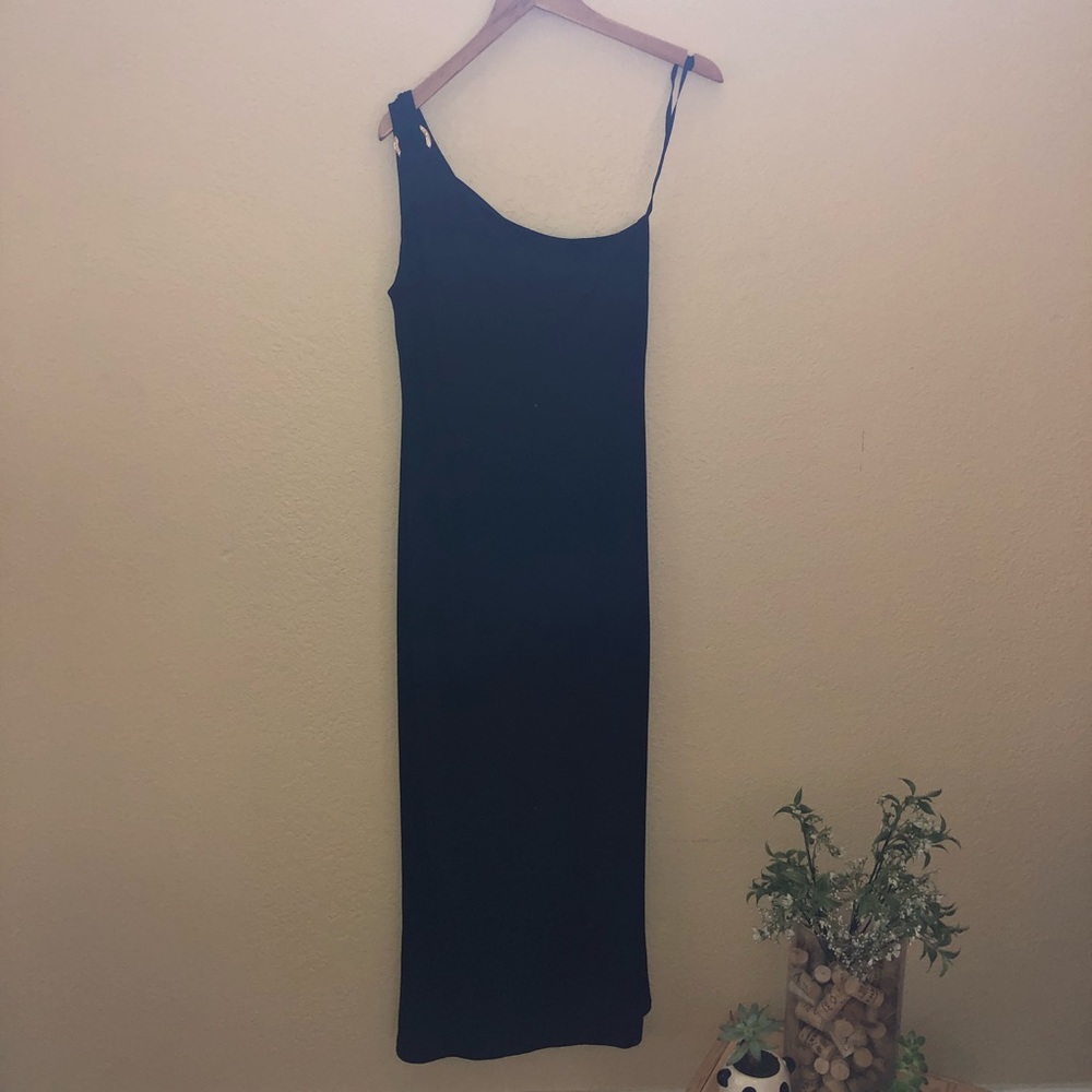 RALPH LAUREN One Shoulder Dress